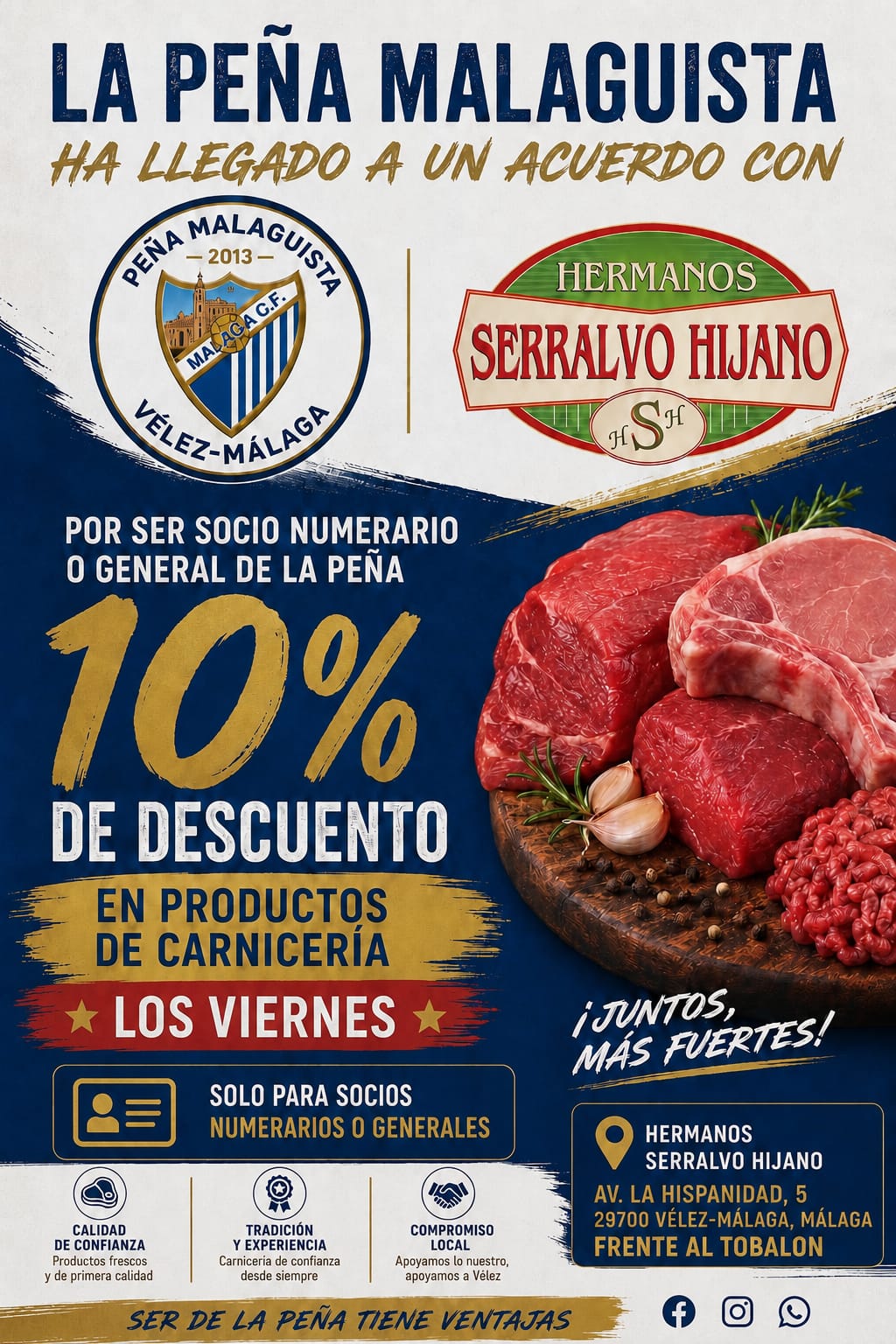 Acuerdo del 10% con HERMANOS SERRALVO HIJANO